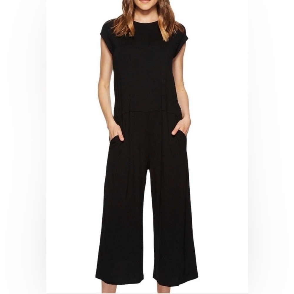 EILEEN FISHER jumpsuit, black in MEDIUM